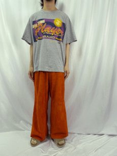 画像2: 90's NIKE USA製 銀タグ "BIG TIME Player" バスケットボールプリントTシャツ XL (2)