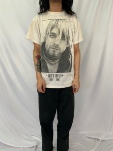 画像2: 90's KURT COBAIN フォトプリントTシャツ (2)