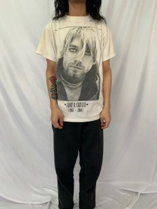 画像2: 90's KURT COBAIN フォトプリントTシャツ (2)