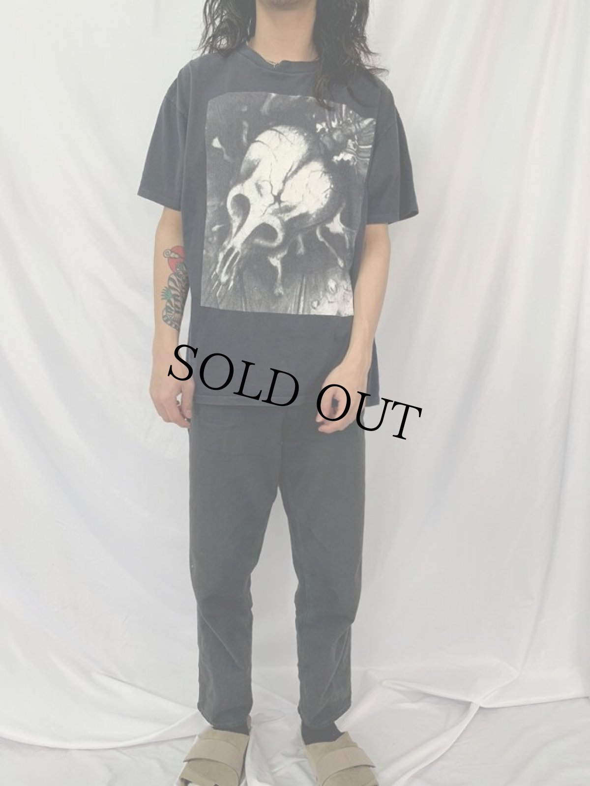 画像2: 90's Skinny Puppy Too darkpark live ヘヴィーメタルバンドTシャツ (2)
