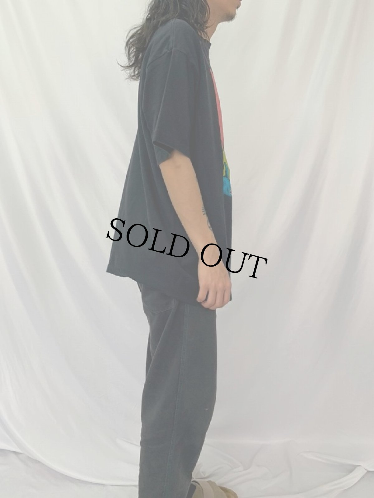 画像3: 90's They Might Be Giants USA製 "Tony Millionaire" アートプリント ロックバンドTシャツ XL (3)