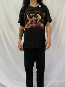 画像2: NIRVANA "FROM THE MUDDY BANKS OF THE WISHKAH" ロックバンドTシャツ L (2)