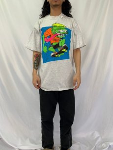 画像2: 90's COOP "CHISELED SPAM" グラフィックプリント スケートTシャツ XL (2)