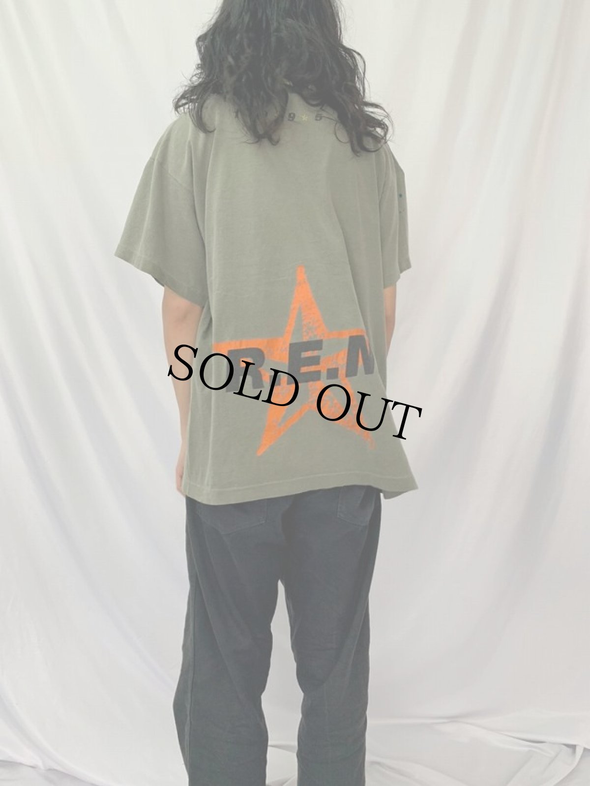 画像4: 1995 R.E.M. オルタナティブロックバンドTシャツ XL (4)