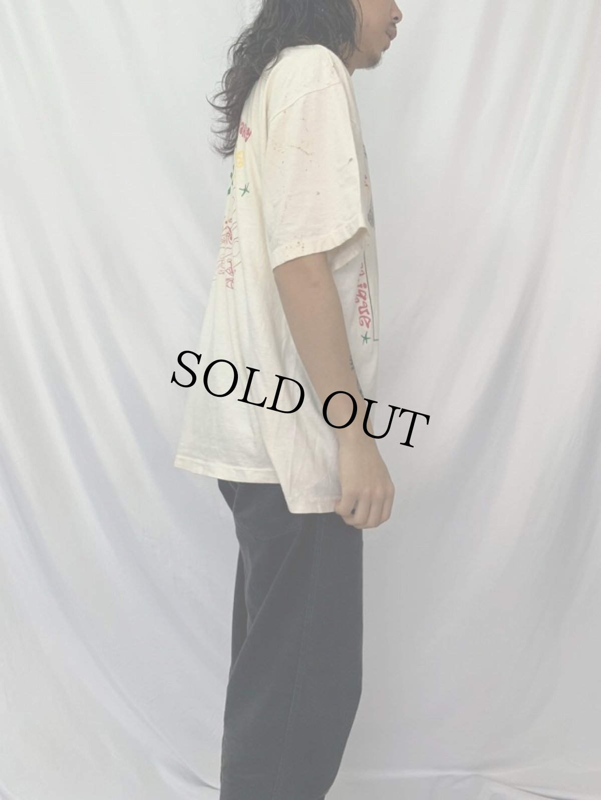 画像3: 90's Deee Lite "World Clique" ハウス/ダンスミュージックグループ アルバムTシャツ XXL (3)