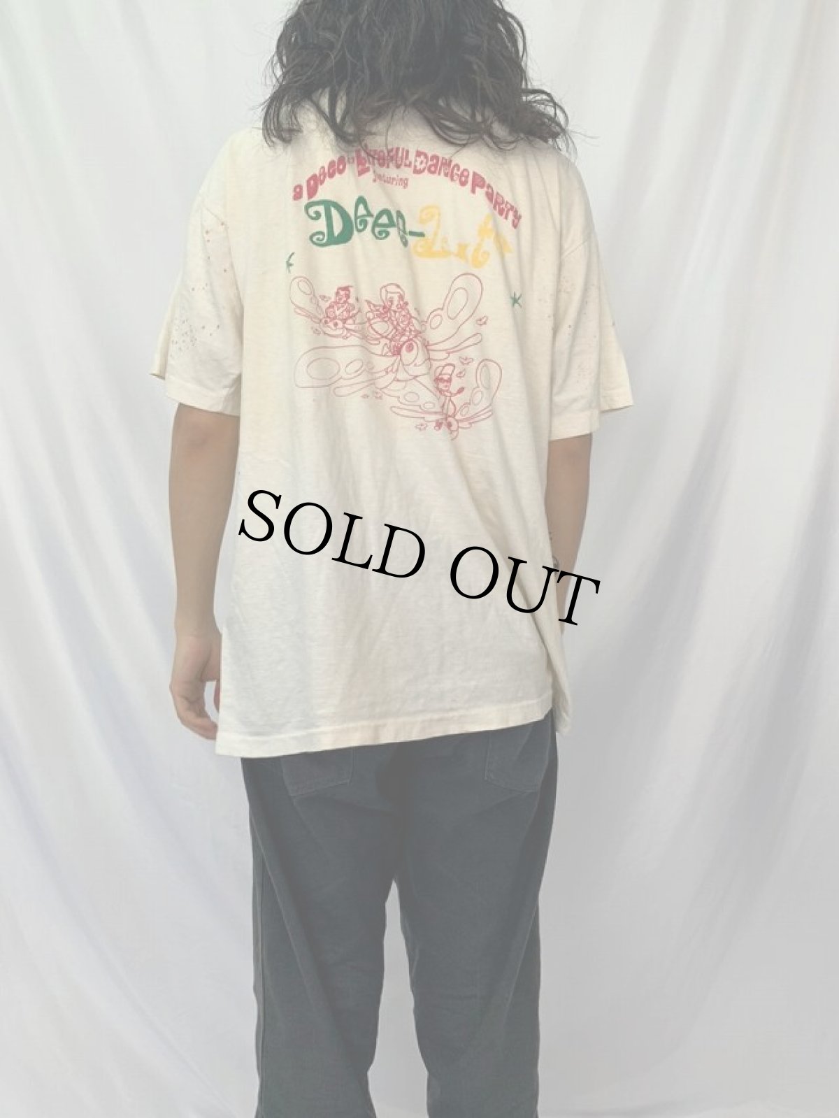 画像4: 90's Deee Lite "World Clique" ハウス/ダンスミュージックグループ アルバムTシャツ XXL (4)