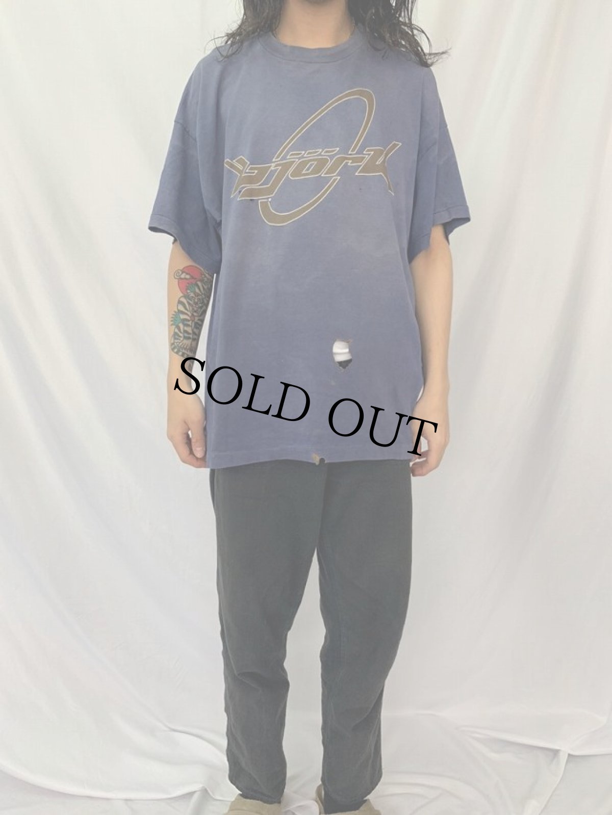 画像2: 90's bjork USA製 ミュージシャンTシャツ XL (2)