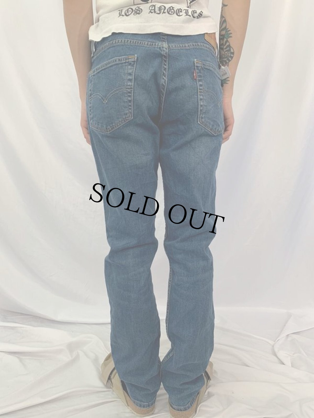 画像4: Levi's 511 "マッハGOGOGO" ハンドペイント デニムパンツ W34 (4)