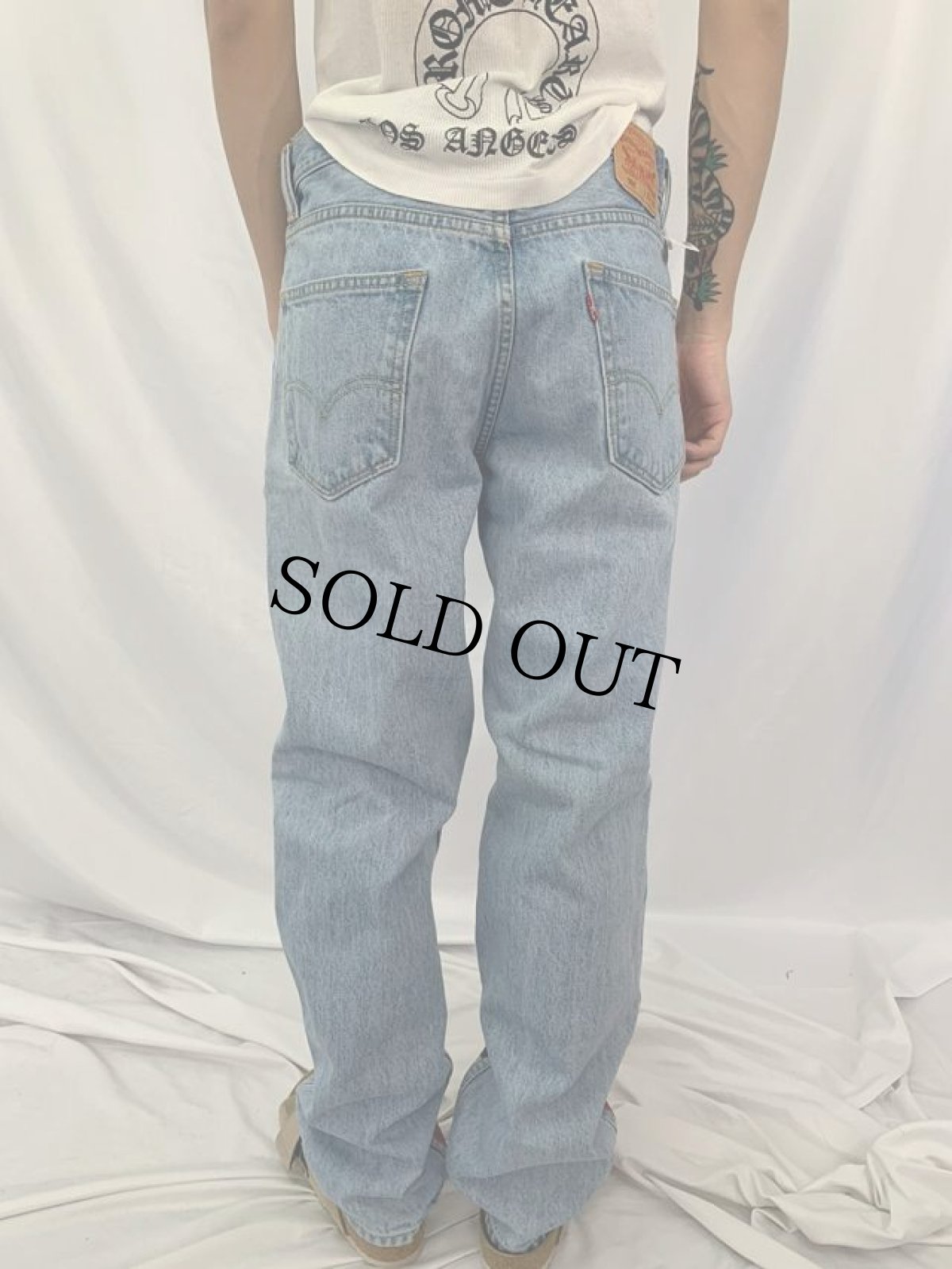 画像4: Levi's 550 メモリアルペント デニムパンツ W34 (4)