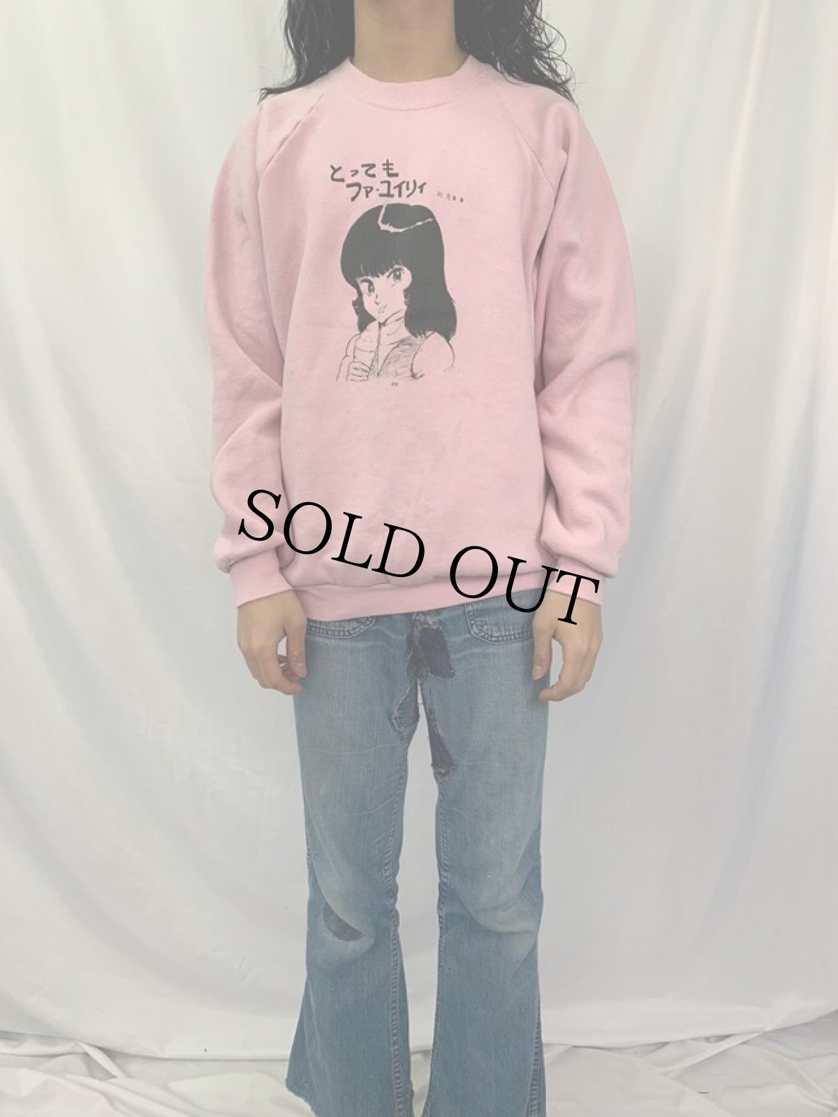 画像2: 80's Zガンダム USA製 "ファ・ユイリィ" キャラクタースウェット XL (2)