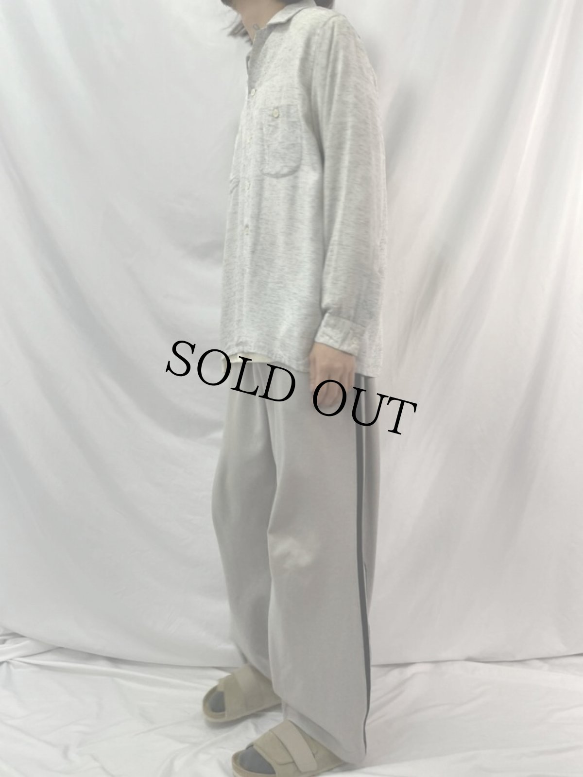 画像3: 50's Golden Needle Manhattan カスリ柄 オープンカラーレーヨンシャツ L (3)