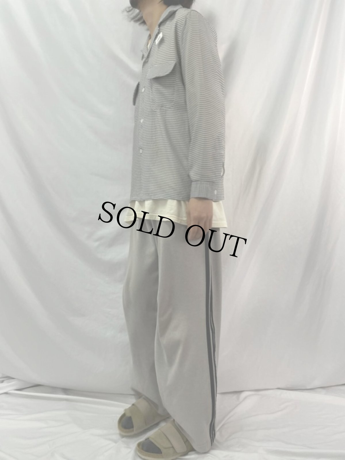 画像3: 50's PENNY'S TOWNCRAFT ギンガムチェック柄 シースルー オープンカラーシャツ M (3)