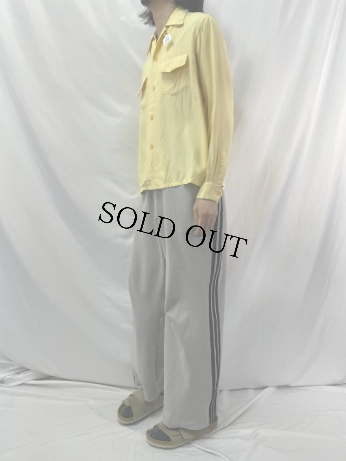 画像3: 50's PENNEY'S TOWNCRAFT オープンカラーレーヨンシャツ M (3)