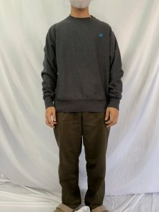 画像2: Champion REVERSE WEAVE "twitter" ロゴ刺繍スウェット L (2)
