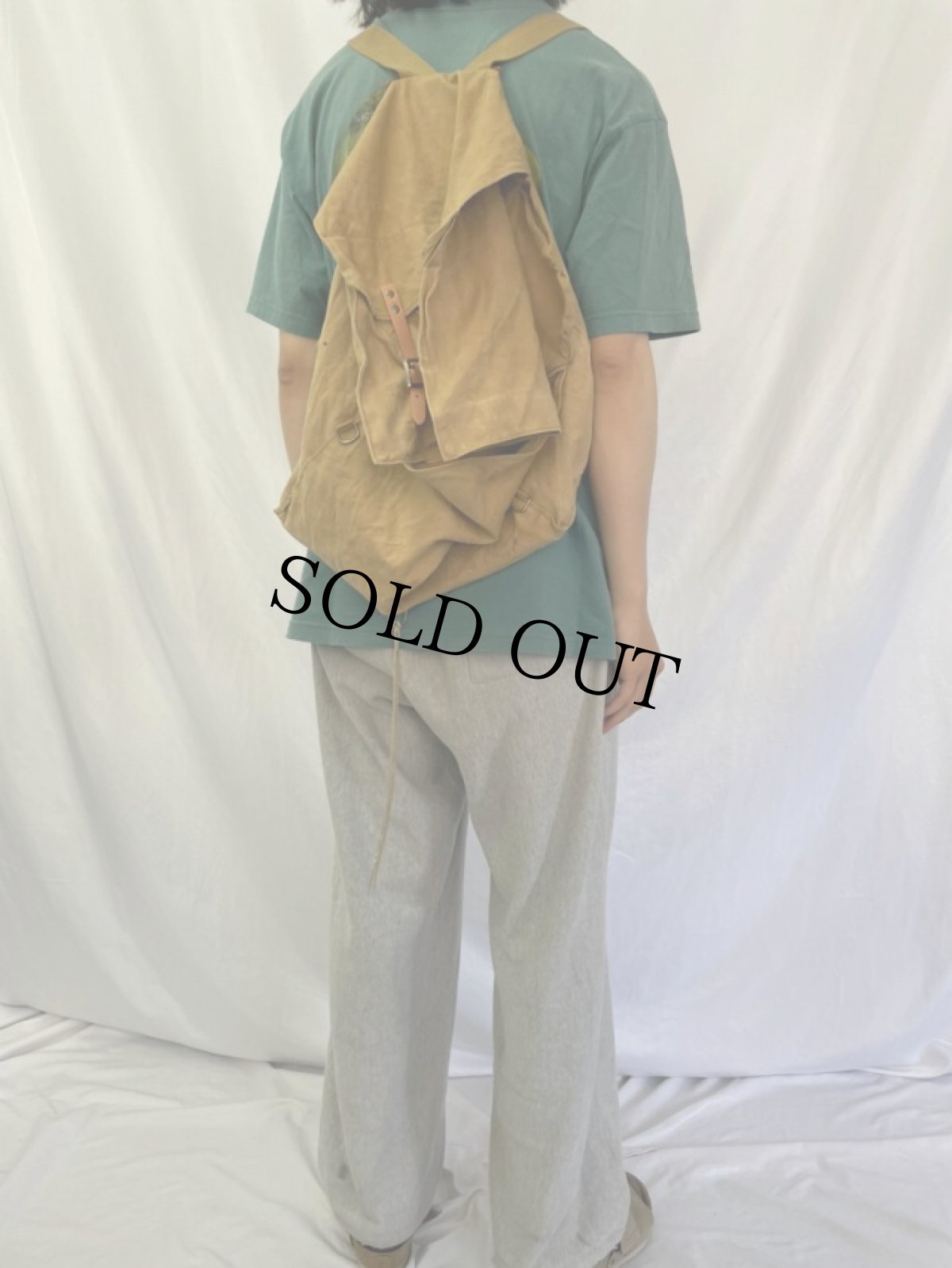 画像2: 〜70's OFFICIAL TRAIL CAMPER キャンバスバックパック (2)