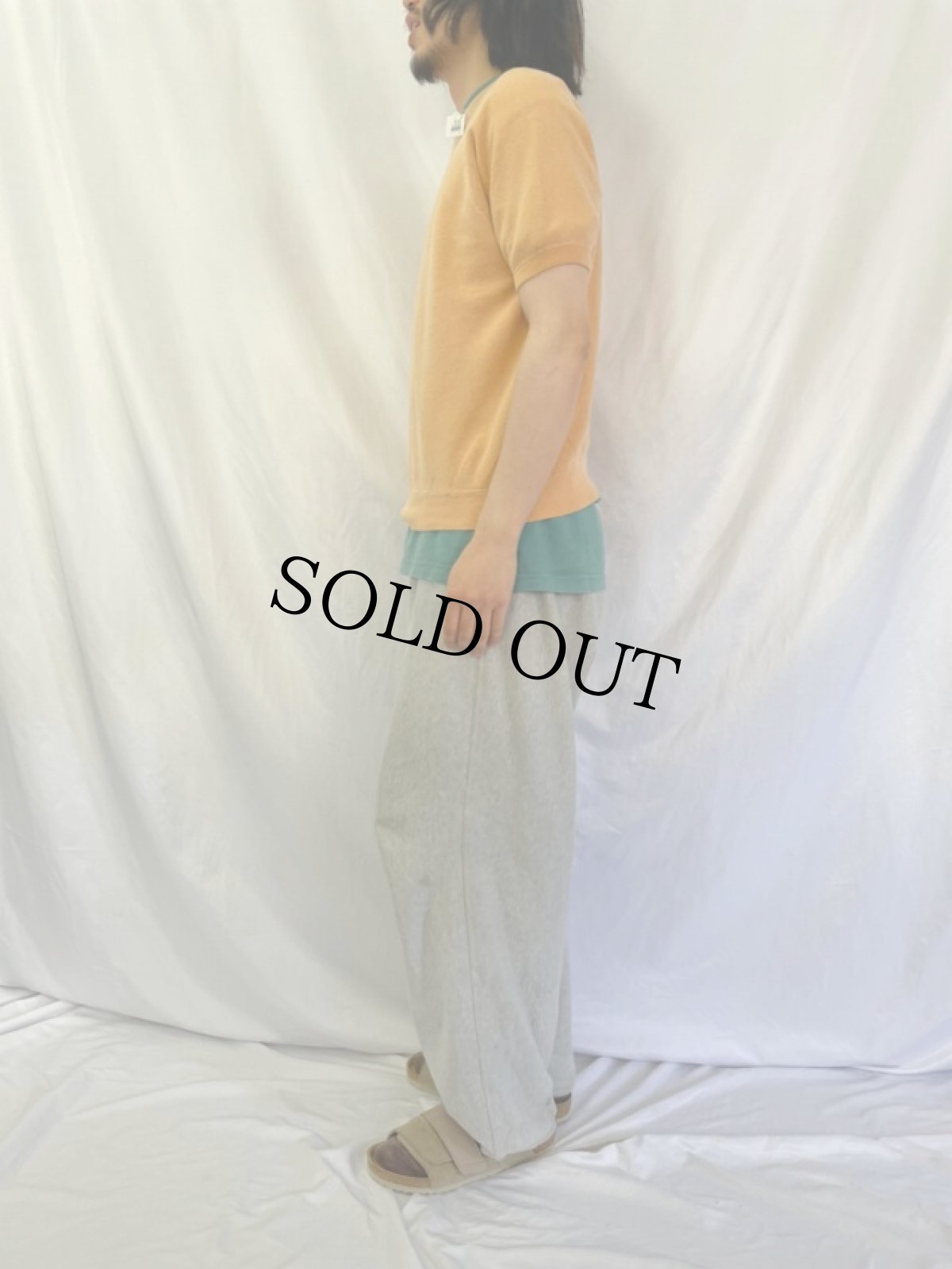 画像3: 60's 無地 ラグラン半袖スウェット (3)