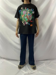 画像2: 90's The Ren and Stimpy Show USA製 ニコロデオン キャラクターTシャツ XL (2)