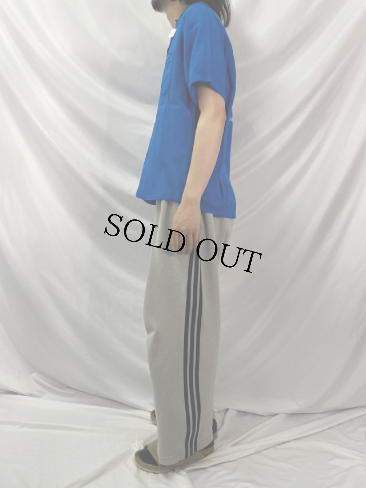 画像3: 60's King Louie "O.K Tire Stores" チェーン刺繍 レーヨンボーリングシャツ M (3)