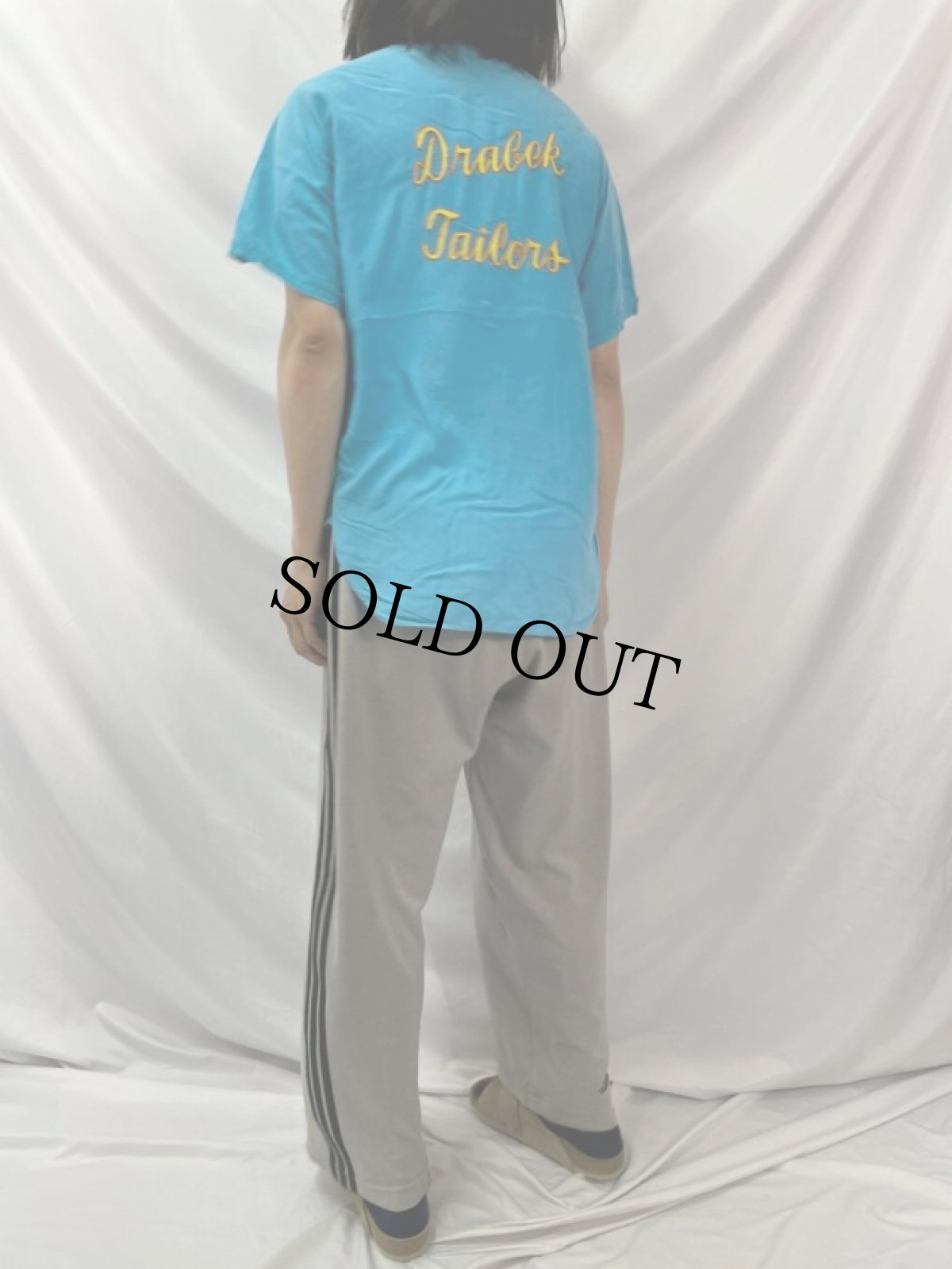 画像4: 50's Swingstar チェーン刺繍 "フリーダムスリーブ" レーヨンボーリングシャツ L (4)