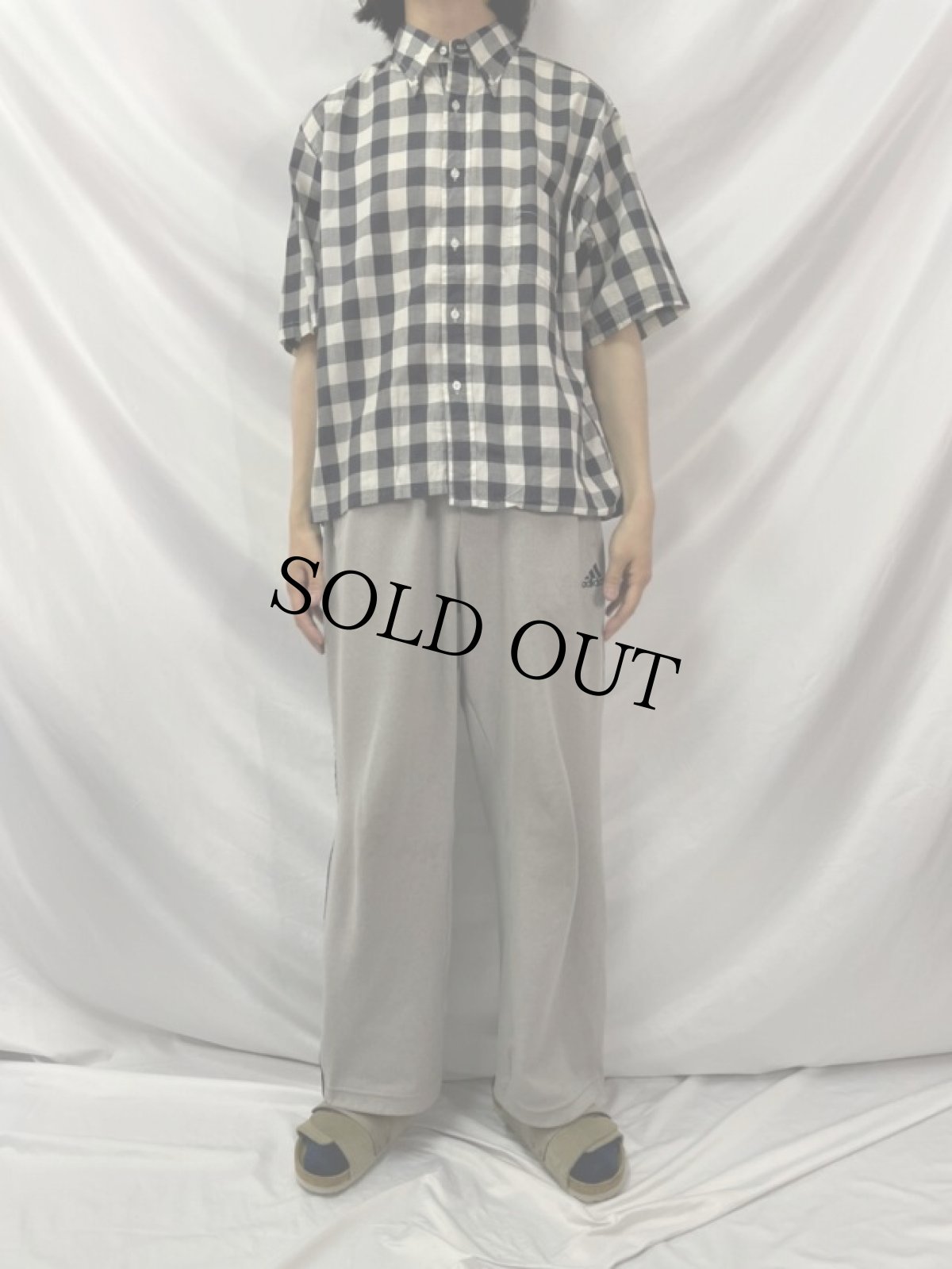 画像2: 60's McGREGOR "765" Country Checks ボタンダウンコットンシャツ XL (2)