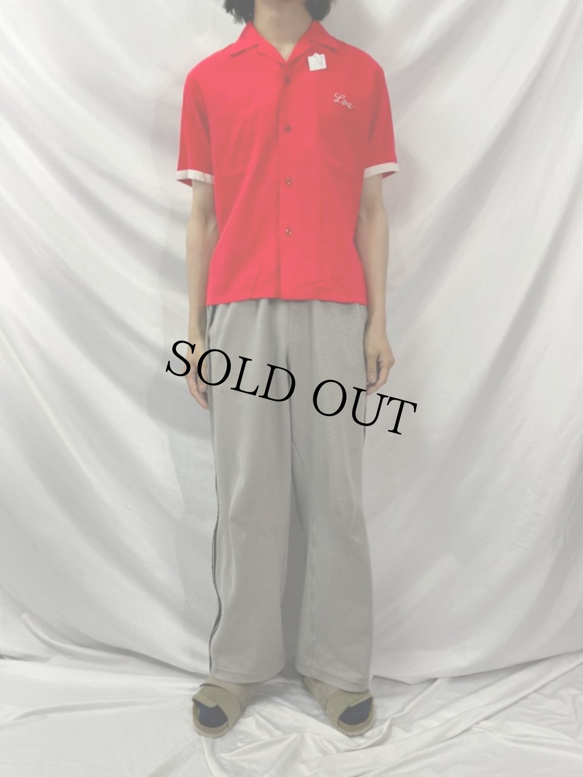 画像2: 50's Hamaya "TOP KICKS JAPAN" 富士山 刺繍スーベニアシャツ (2)