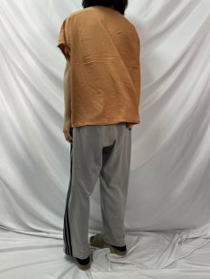 画像4: 50〜60's BUD BERMA 刺繍×パンチング オープンカラーレーヨンシャツ XL (4)