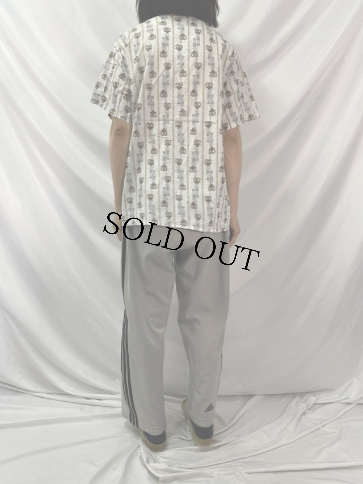 画像4: 60's BRENT 総柄コットン パジャマシャツ L (4)