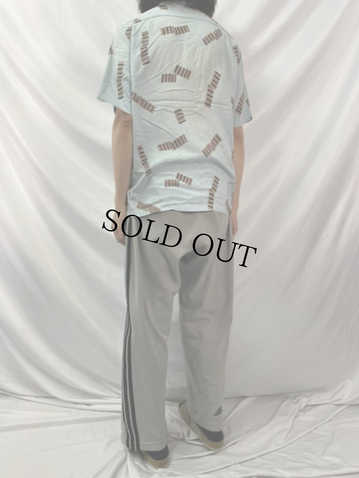 画像4: 50's アトミック柄 オープンカラーシルクシャツ (4)