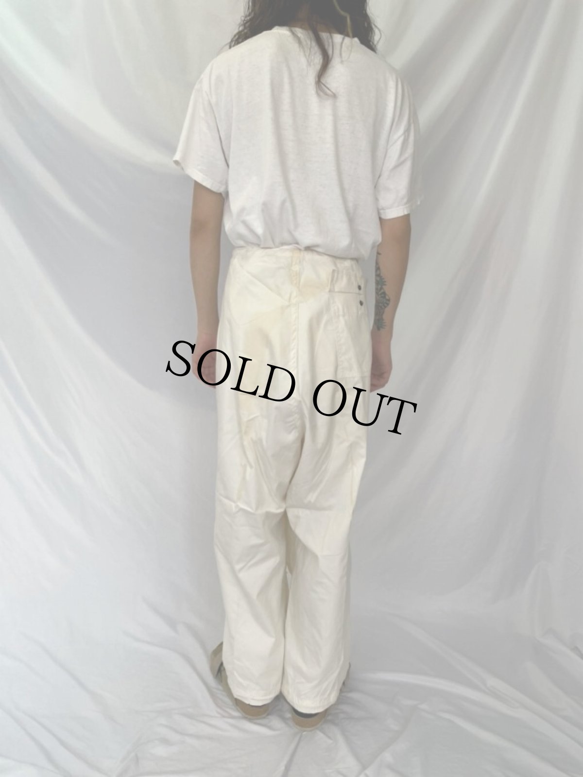 画像4: 90's U.S.ARMY スノーカモオーバーパンツ MEDIUM-SHORT (4)