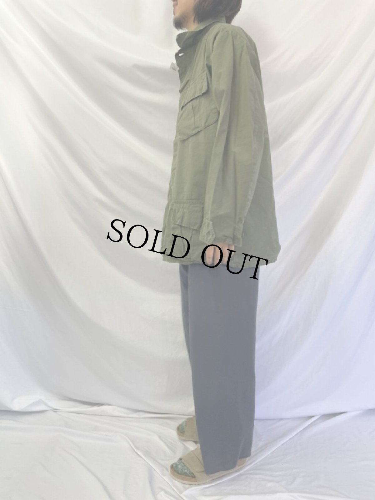 画像3: 60's U.S.AIR FORCE ジャングルファティーグジャケット 4th LARGE-LONG (3)