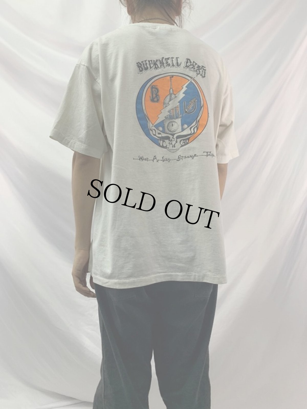 画像5: 1995 "BUCKNELL DEAD" ロックバンドパロディTシャツ XL (5)