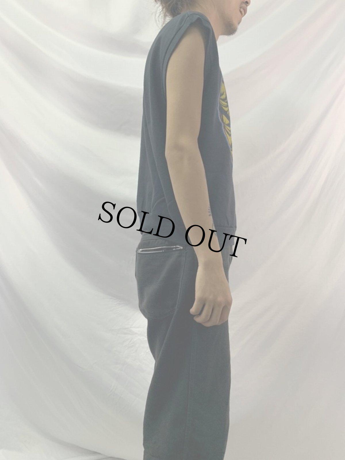 画像3: 1983 IRON MAIDEN "Piece of Mind" ヘヴィメタルバンド ノースリーブスウェット (3)