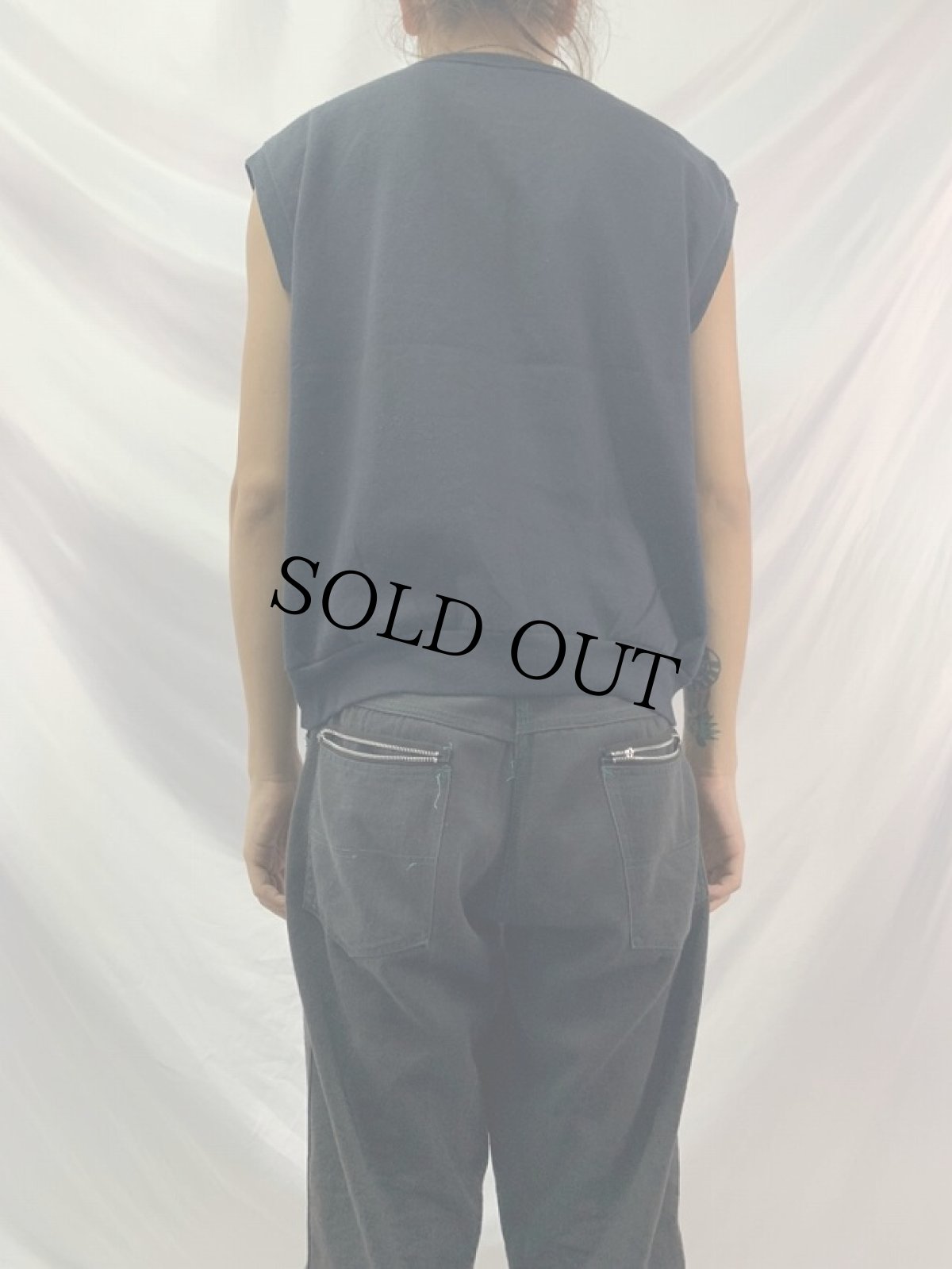 画像4: 1983 IRON MAIDEN "Piece of Mind" ヘヴィメタルバンド ノースリーブスウェット (4)