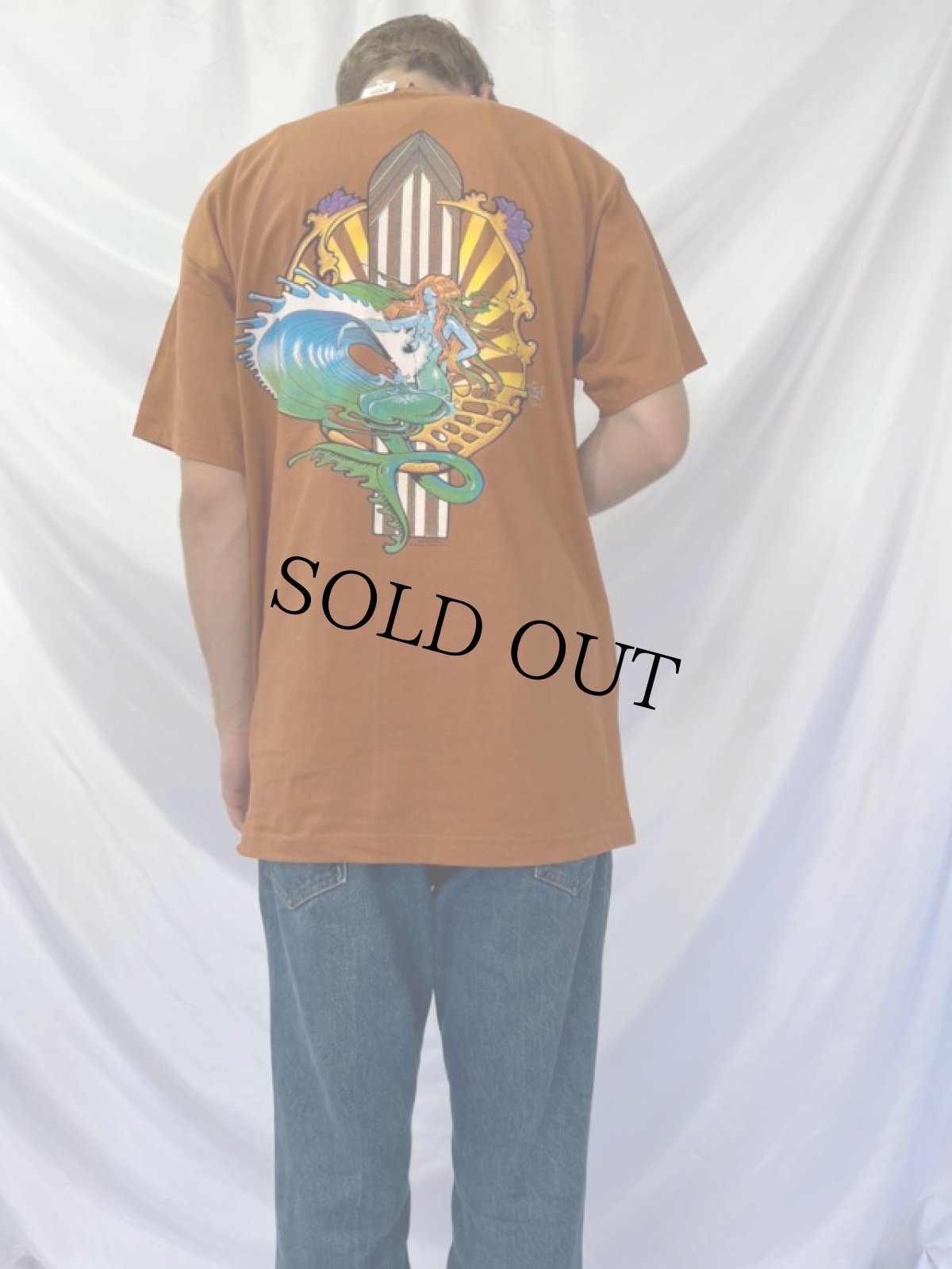 画像4: 【SALE】 90's RICK GRIFFIN USA製 グラフィックアートプリントTシャツ L (4)