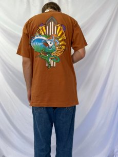 画像4: 90's RICK GRIFFIN USA製 グラフィックアートプリントTシャツ L (4)
