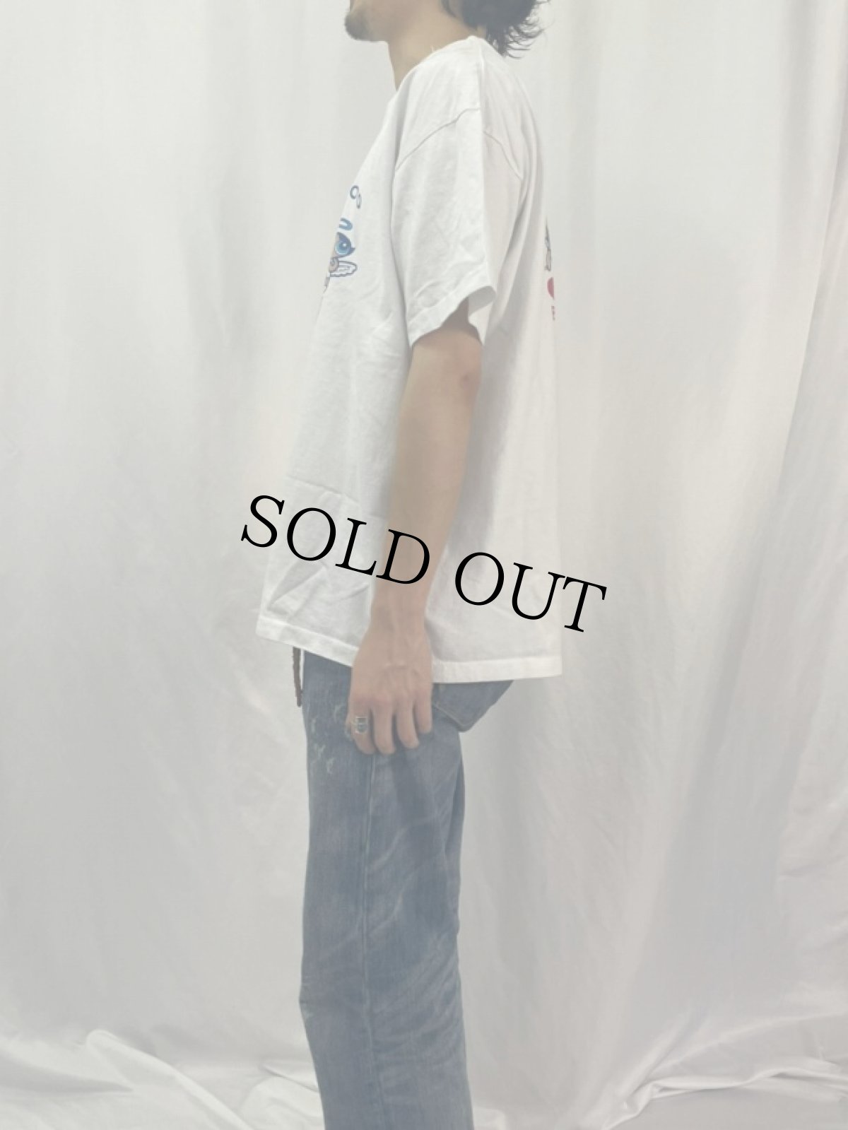 画像3: The Powerpuff Girls キャラクタープリントTシャツ L (3)