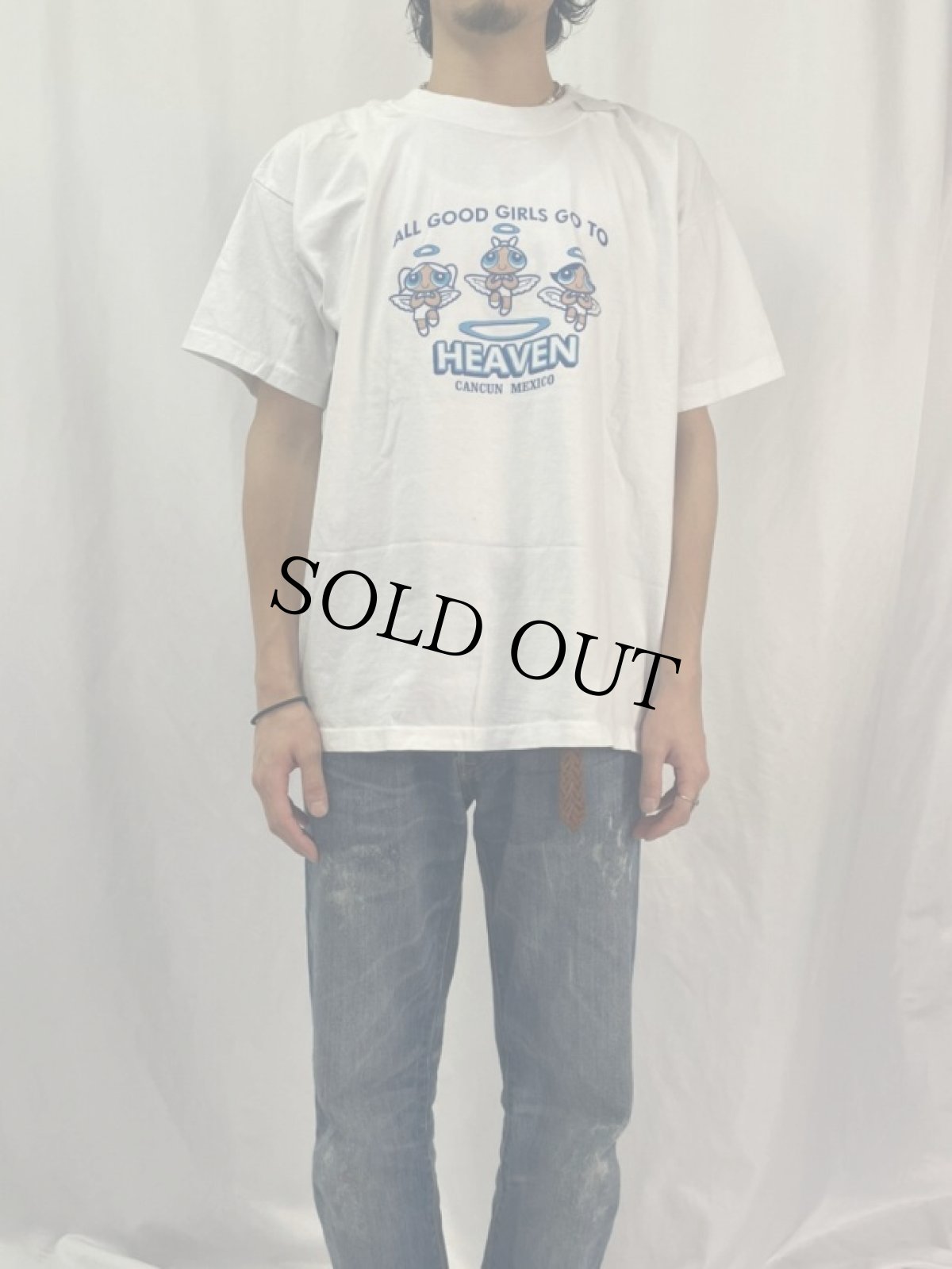 画像2: The Powerpuff Girls キャラクタープリントTシャツ L (2)