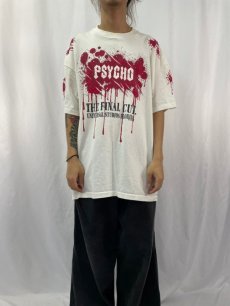 画像2: 90's PSYCHO USA製 サイコスリラー映画プリントTシャツ 2X (2)