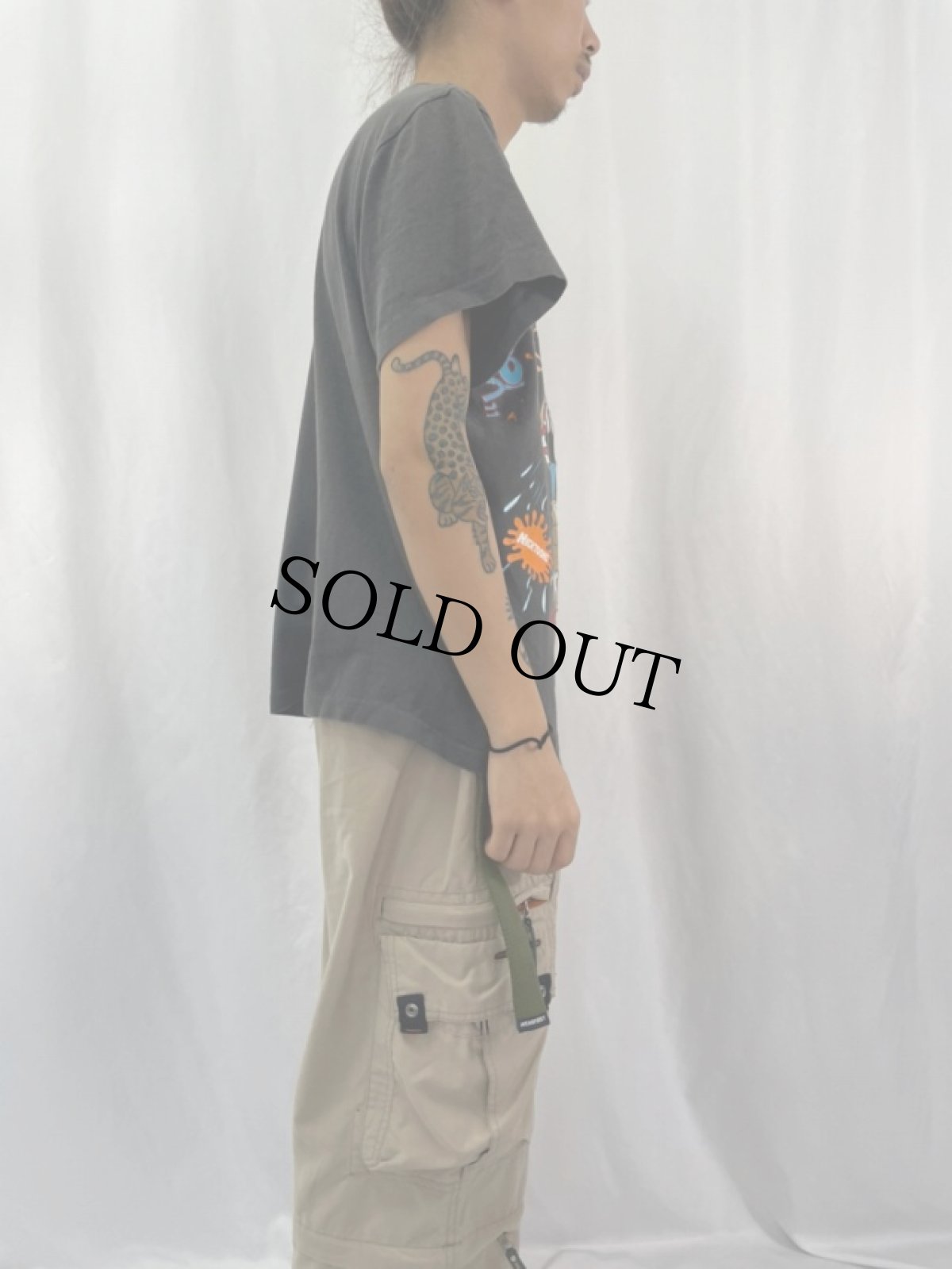 画像3: 90's The Ren and Stimpy Show USA製 キャラクターTシャツ (3)