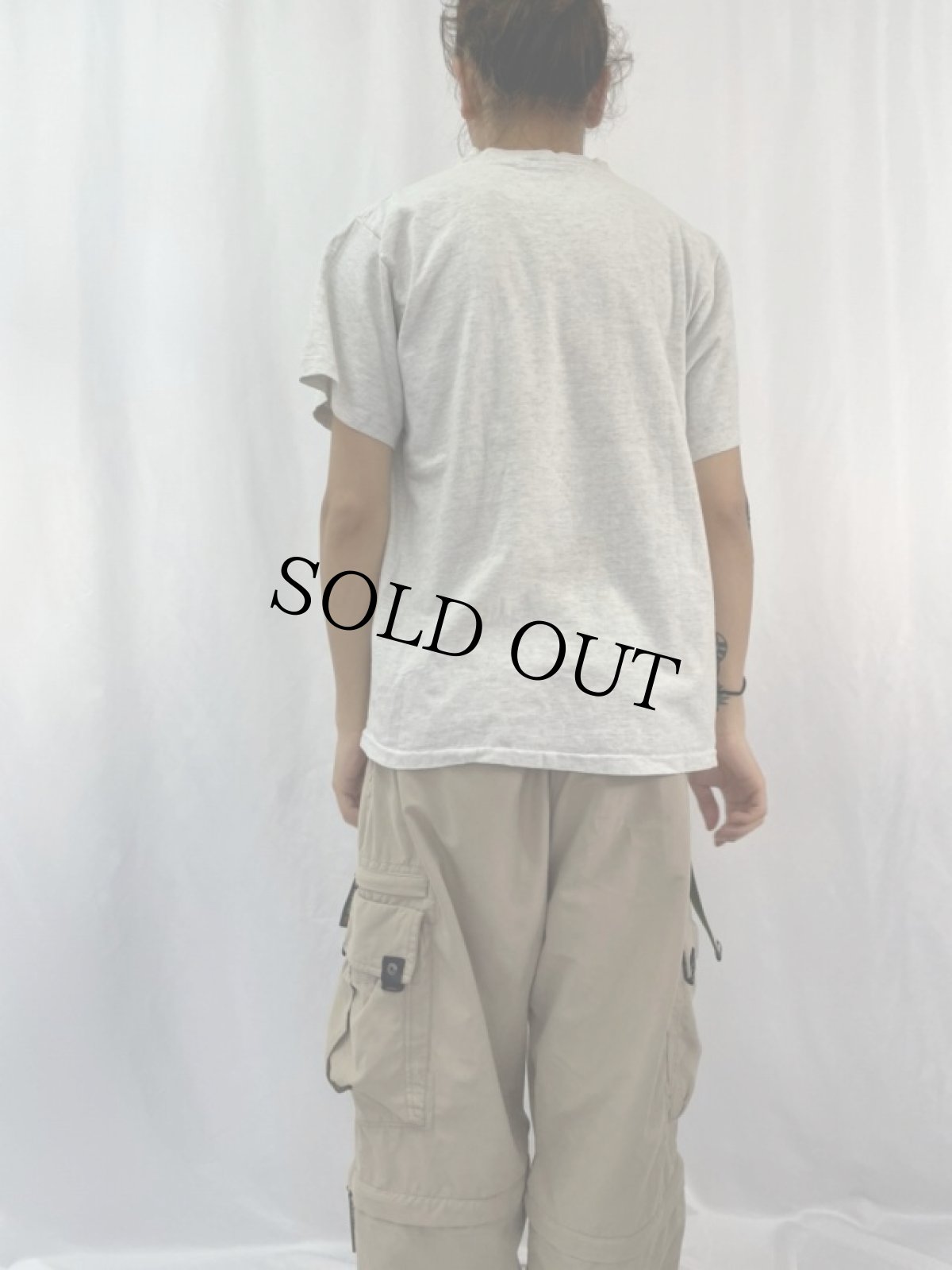 画像4: 90's The Ren and Stimpy Show USA製 キャラクターTシャツ L (4)