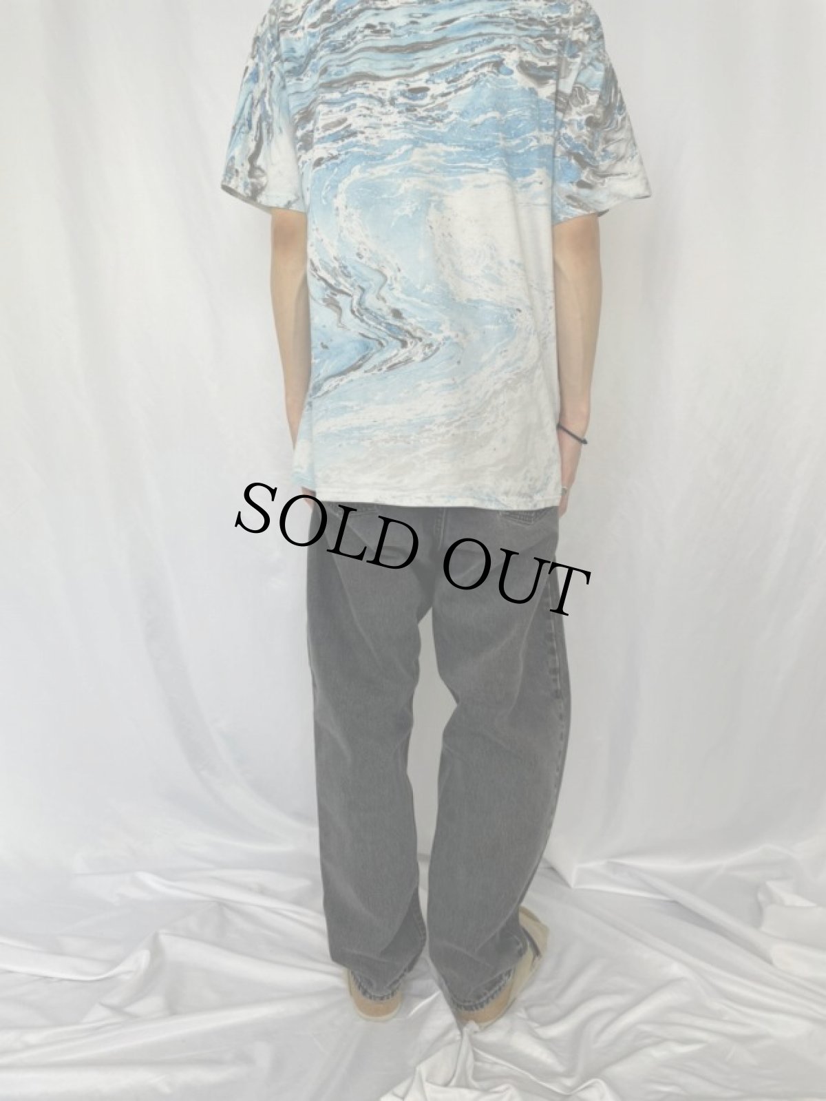 画像4: 90's Levi's 550 USA製 ブラックデニムパンツ W37 (4)