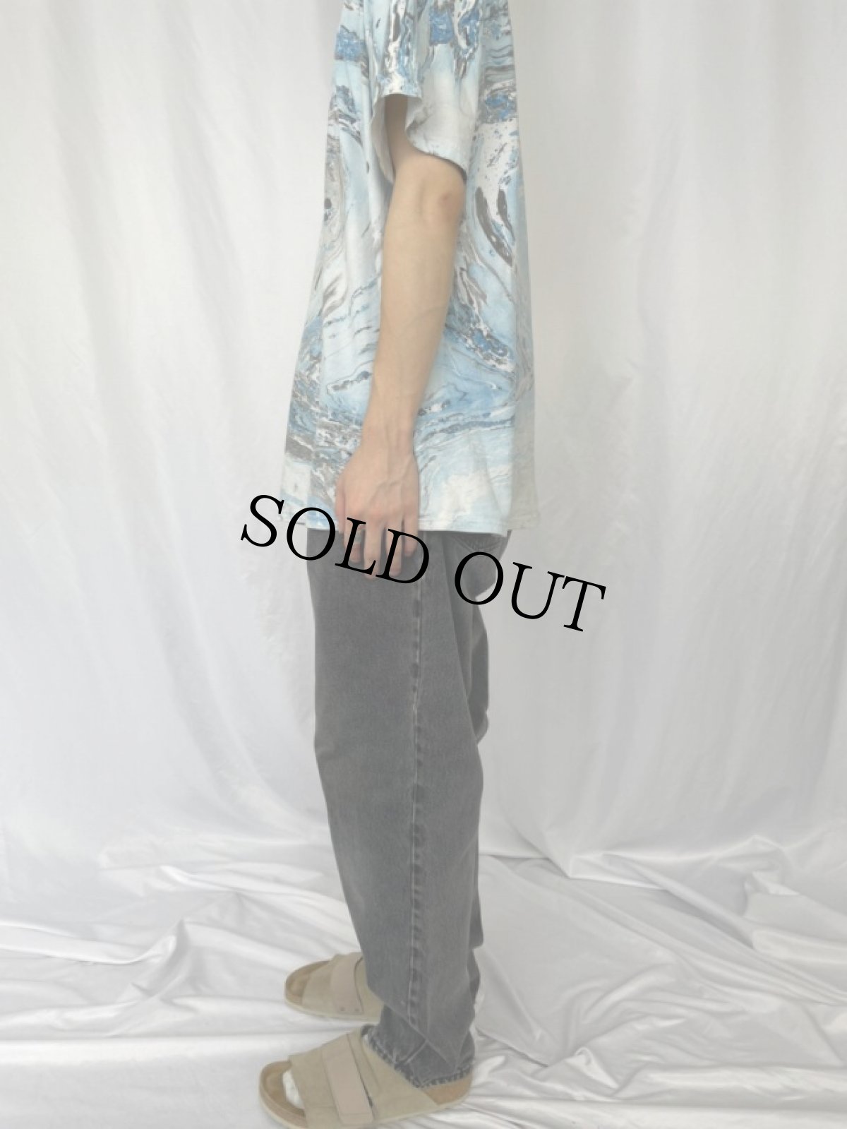 画像3: 90's Levi's 550 USA製 ブラックデニムパンツ W37 (3)