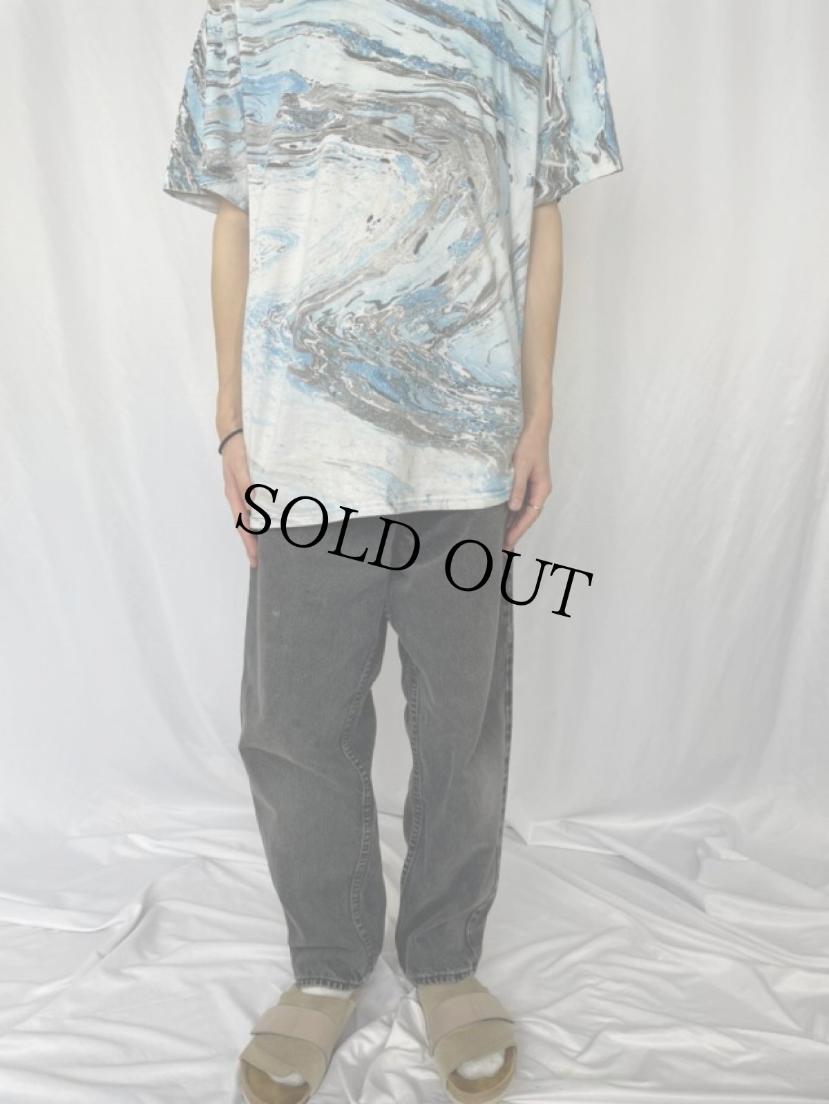 画像2: 90's Levi's 550 USA製 ブラックデニムパンツ W37 (2)