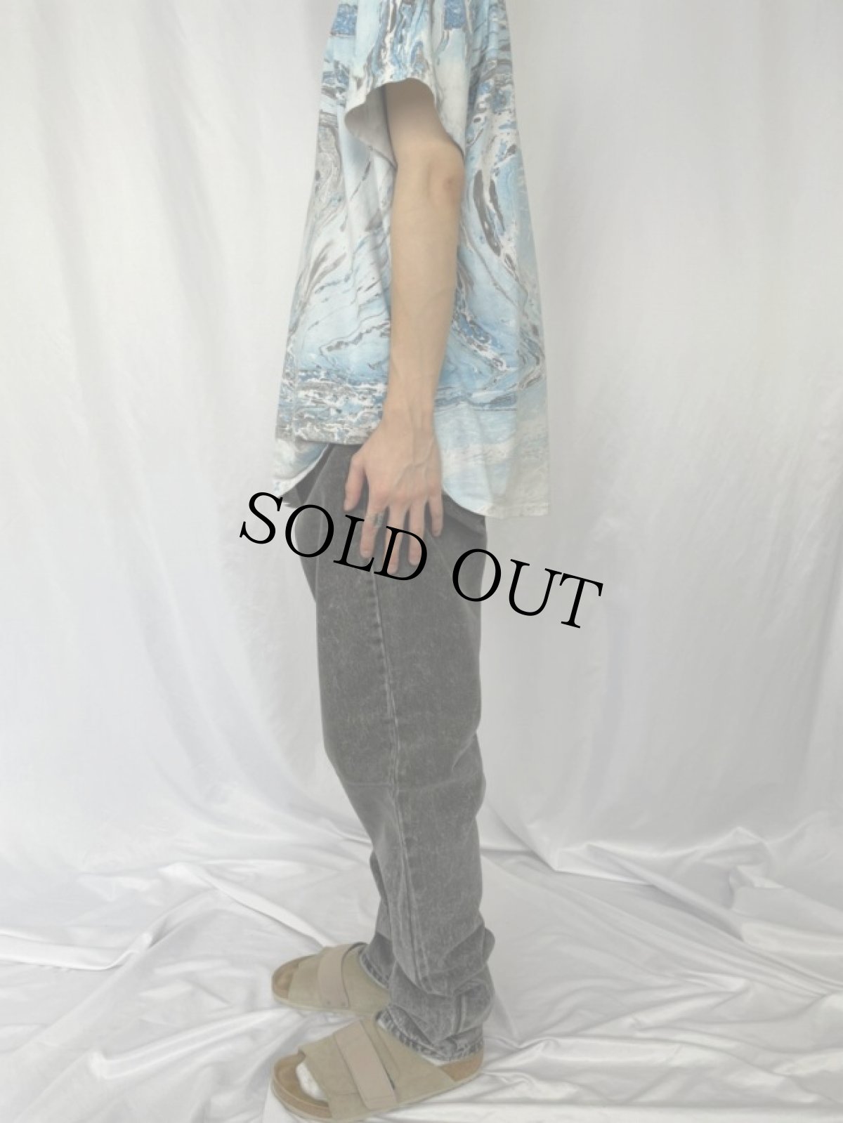 画像3: 90's Levi's 550 USA製 ブラックデニムパンツ W37 (3)