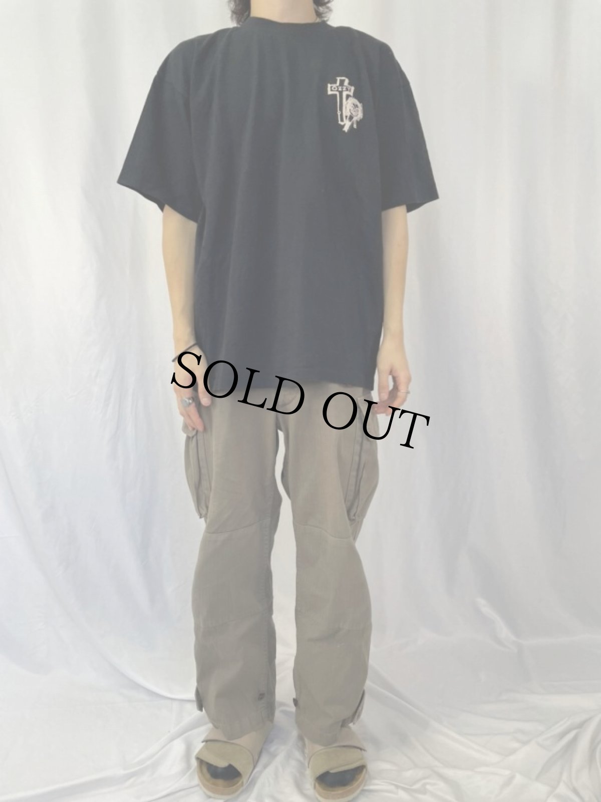 画像2: 90's Ozzy Osbourne USA製 ヘヴィメタルバンドプリントTシャツ XL (2)