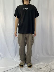 画像2: 90's CREED "Human Clay" ハードロックバンドTシャツ L (2)