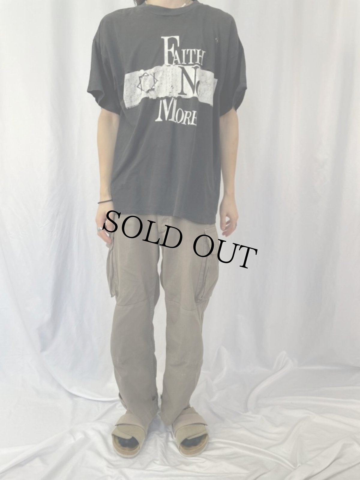 画像2: 90's FAITH NO MORE USA製 "THE REAL THING" オルタナティヴ・ロックバンド アルバムTシャツ XL (2)