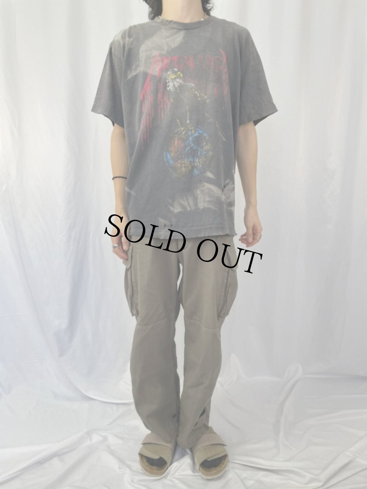 画像2: 90's METALLICA USA製 ロックバンドTシャツ XL (2)