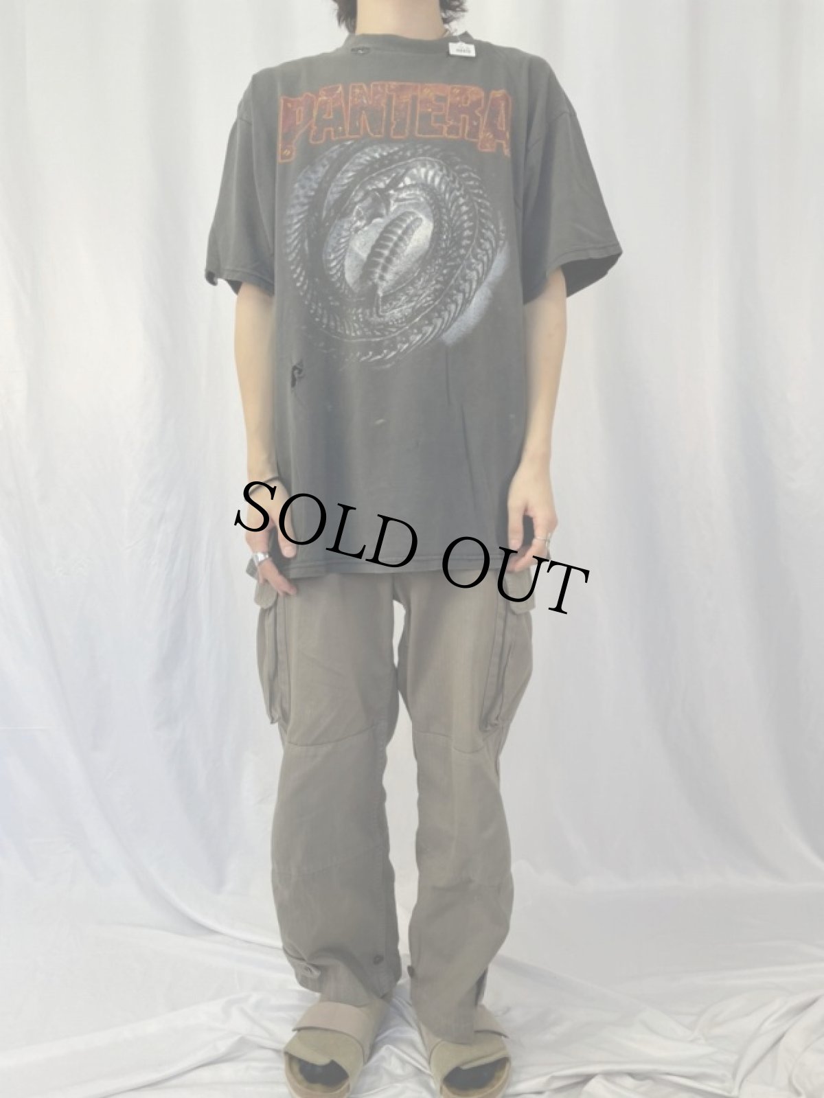 画像2: 90's PANTERA "TOUR 96" ヘヴィメタルバンドプリントTシャツ XL (2)