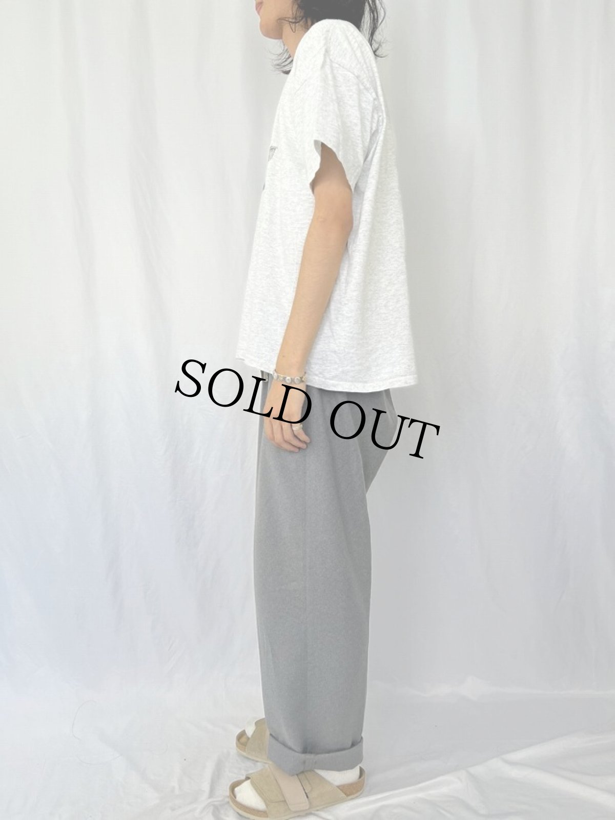 画像3: 80〜90's WALLACE & GROMIT USA製 アニメキャラクタープリントTシャツ XL (3)